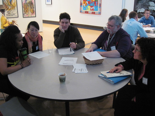 Stimulating conversation and challenging ideas after lunch